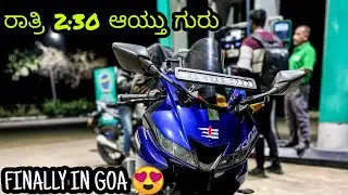 ಕೊನೆಗೂ ಮದ್ಯ ರಾತ್ರಿ ತಲ್ಪುದ್ವಿ ಗೋವಾಗೆ😴 || Panjim bridge mele night bike hodsidvi || ep 02
