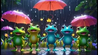 Croaky the Frog Sings in Rain + More Nursery Rhymes & Kids Songs