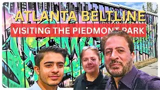 Atlanta BeltLine 2025 | KROG STREET & PONCE City MARKET | Family Travel Vlog Atlanta USA (Urdu) 