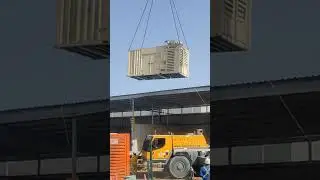 800 KVA D-Generator Unloading and Offloading #youtubeshorts #ytshorts #viral #electrical #electrica
