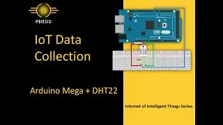 Building an IoT sensor Node using Arduino Mega and DHT22 Temperature and Humidity Sensor