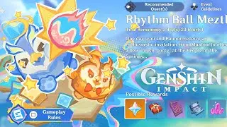 Let's Play Genshin Impact (Event): Rhythm Ball Maztli: Elemental Block Breaking