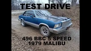 AT LAST! the hard work has paid off 1979 malibu 496 stroker bbc TKO600 5 speed #chevyfarmersgarage