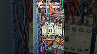 Add-on Auxiliary Contact Block #viral #job #electrical #electrician #dailyvlog #shota