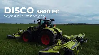 Wydanie Claas Disco 3600FC i od razu na pole do koszenia.
