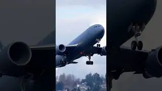 U.S. Air Force KC-46A Takeoff From Boeing Field For A Test Flight