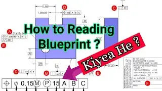 What is a Feature Control Frame? | How to Reading Blueprint | explain fcf | gd&t | how to read fcf