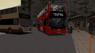 [上繁班次] OMSI 2 KMB E6M 130 YN 7091@46S 顯徑 Hin Keng → 荃灣 (如心廣場) Nina Tower