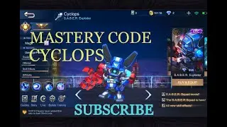 MASTERY CODE: CYCLOPS - AGGREGATE STARLIGHT | MOBILE LEGENDS