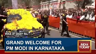 Grand Welcome For PM Modi In Karnataka | New Mysuru E-way To Connect 3 States