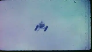 Santa arrives at Kemps Pharmacy Ajax Plaza by helicopter 1965