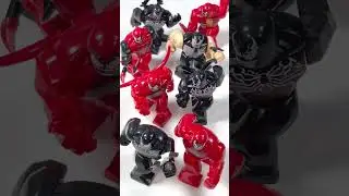 LEGO Venom Let There Be Carnage | Venom and Carnage Waist can Rotate 360˚ Unofficial figures #Shorts