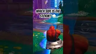 Which Side is The Storm? 🤔🤣 #fortnite #shorts #gaming #fortnitebattleroyale #fortnitepov #pov