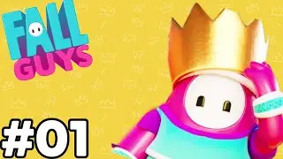 Fall guys: Ultimate Knockout Gameplay Part 1 - Multiplayer (Xbox One)