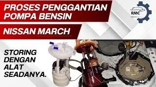 Nissan March Fuel Pump Replacement Process