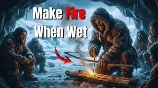 How Ice Age People Made Fire with Wet Wood | Ice Age Bone-Dry Secret