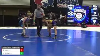 Cameron Allen vs Maddox Newby : 2025 Kids Folkstyle Nationals: 10U 67 Ibs Finals