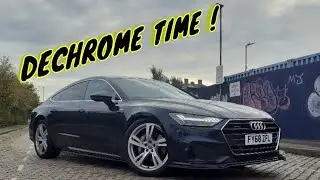 My Audi A7 C8 Gets Styling Upgrades - Dechrome & Maxton Kit!