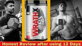 MuscleBlaze WRATHX pre-workout | Honest Review after using 12 Days |