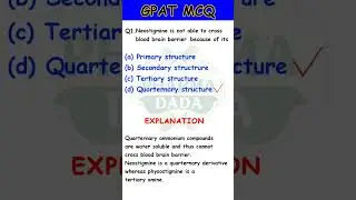 Gpat MCQs | Pharmacology MCQs #gpat2024 #gpatpreparation