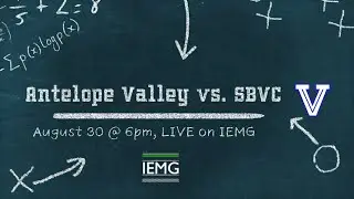 LIVE! Antelope Valley vs. San Bernardino Valley Football (8-30-25)