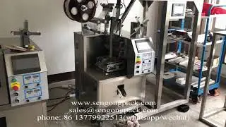 2019  HOT SELL ultrasonic seal pyramid tea bag packing machine