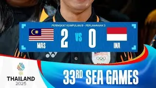 Malaysia vs Indonesia | Sukan Sea 2025 | Group B #malaysia #indonesia #seagames 