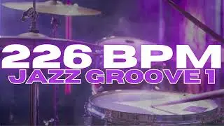226 BPM - Jazz Drum Beat Groove - Loop 1