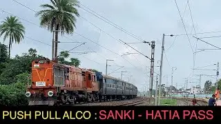 PUSH - PULL ALCO : SANKI - HATIA PASSENGER TRAIN