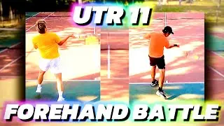 BIG FOREHAND BATTLE - UTR 11 Tennis Match Highlights