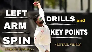 3 drills for lef arm spin|| left arm spin bowling tips||left arm spin