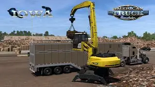 American Truck Simulator Iowa DLC Gameplay Sioux City Dynamic Load Chipvan's Metal Scrap