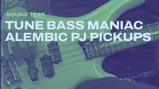 Tune Bass Maniac Alembic PJ Pickups (RARE!)