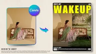 Canva Poster Design for Beginners Tutorial | Kick's Art
