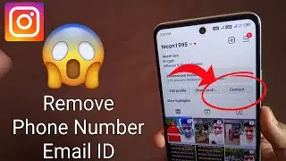How To Remove Phone Number & Email From Instagram 2023