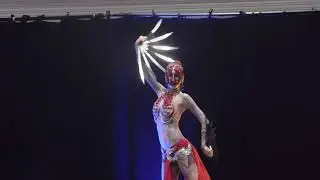 2nd Performance By Leah Debrincat  At The Big London Tattoo Show At The London Excel Center.07/09/24