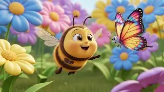 Baby Bee Buzz Buzz | Cute Bee Song for Kids | Nursery Rhymes & Songs for Children