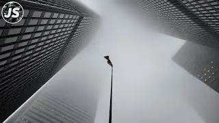 Winter Fog Covered Bay Street | Downtown Toronto Walk