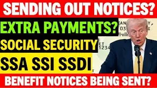 ДОПОЛНИТЕЛЬНЫЕ ВЫПЛАТЫ? ВЫПЛАТЫ ПО СОЦИАЛЬНОМУ СТРАХОВАНИЮ SSI SSDI VA? УВЕДОМЛЕНИЯ О ПОСОБИЯХ ОТ...