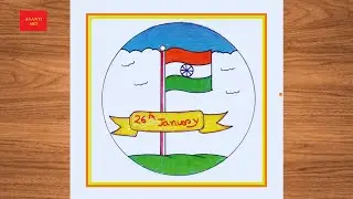 Republic Day Drawing Easy Steps || Republic Day Drawing For Beginners || Republic Day 2025