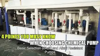 Chemical Pump, Hydrochloric Acid Pump, Sulfuric Acid Pump Selection Precautions Guide
