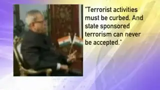Terror infrastructure in Pakistan needs to be dismantled: President