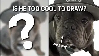 Digital Artist Tries Painting With Acrylic - Painting Your Pets Ep. 5 - Raider