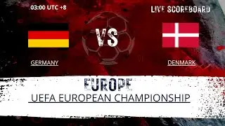 Germany VS Denmark EUROPE UEFA European Championship LIVESCORE