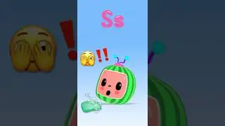 S is for SLIP🫠! Learn ABC! #cocomelon #shorts