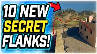 10 *NEW* WARZONE JUMP SPOTS TO FLANK CAMPERS! Warzone Pro Tips & Tricks
