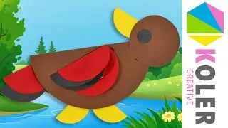 Paper Craft - Creative Duck DIY - Kaczka z papieru