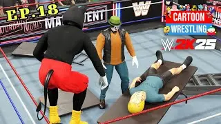 CARTOON TAG TEAM TLC MATCH!!! WWE2K25 Cartoon Wrestling