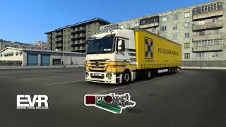 SILENT DRIVING !! | ETS 2 1.40 | EVR Engine Sound  V8 | Project Balkans + PROMODS 2.55