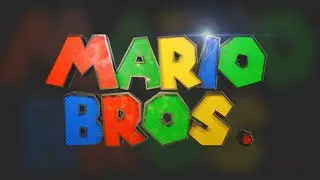 Creating Mario Bros Logo in Blender!!! - Blender 2.93